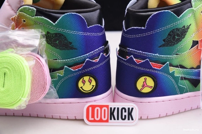 One Kick JORDAN AIR HIGH 1 J DC3481-900 X OG BALVIN 0726